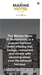 Mobile Screenshot of marinehotelstonehaven.co.uk